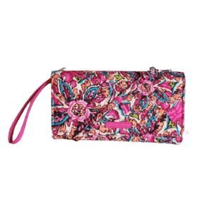 VERA BRADLEY Women's Wallet Crossbody in Sunburst Floral